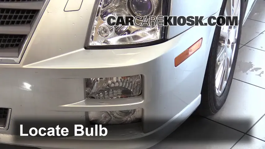 2011 Cadillac STS 3.6L V6 Lights Turn Signal - Front (replace bulb)